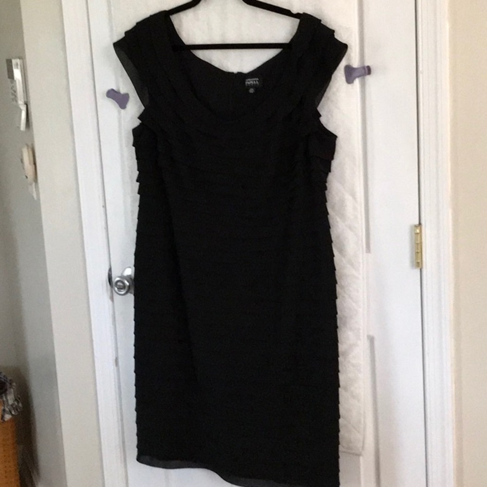 Adrianna Papell Woman Black Dress Sz 20W
